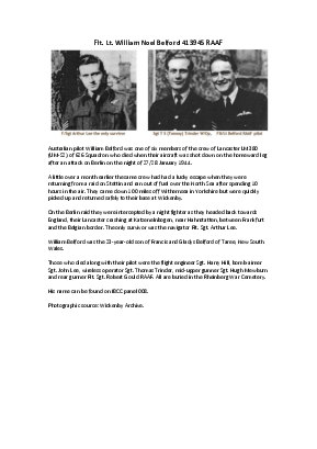 A preview of a PDF biography for Belford, William Noel